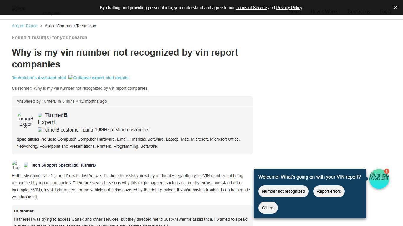 Why Isn't My VIN Recognized by Report Companies?